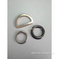 Hardware accessories zinc alloy metal buckle D ring for bag